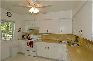 bright, roomy kitchen