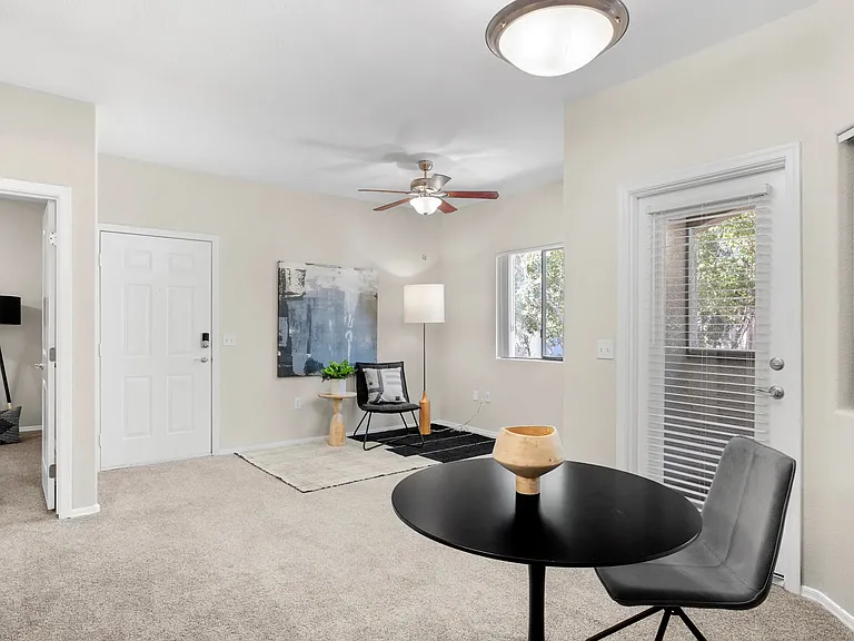 Enjoy dedicated dining with abundant natural light and patio access.