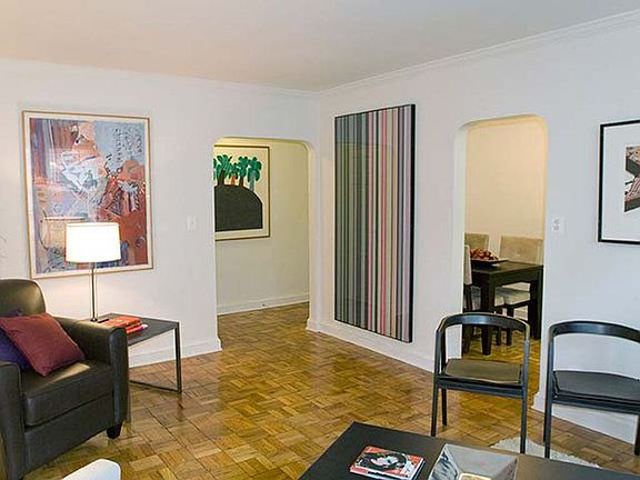 Living and dining areas with hard surface flooring