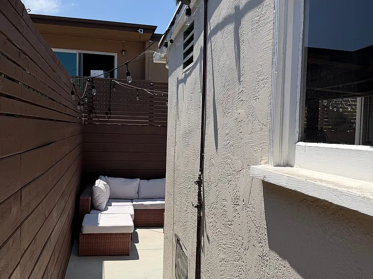 Outside shower