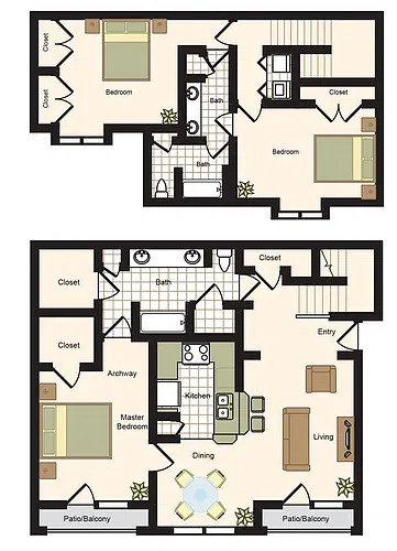 Floor plan E
