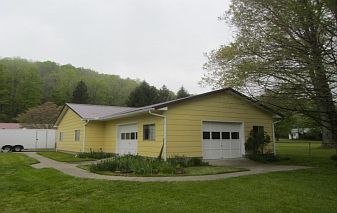 View of rear of the garage