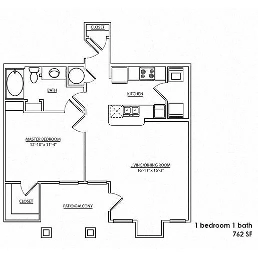 Floor plan 1F - 1G