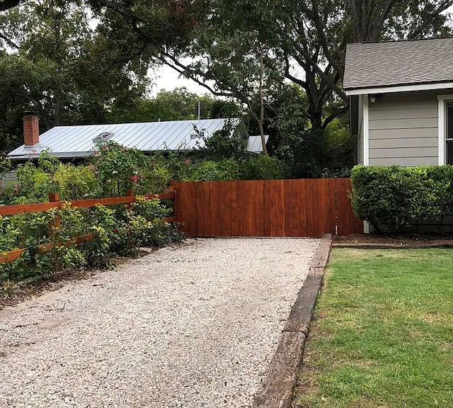 Driveway & Front Fence