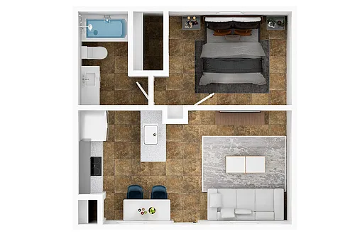Floor plan A1 - Town Lake Villas