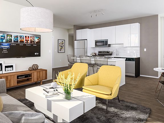 Custom designed wide plank flooring throughout