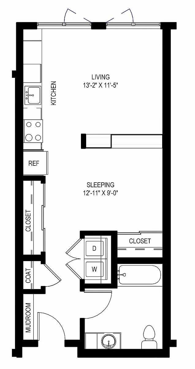 Floor plan Open One A7 Type A