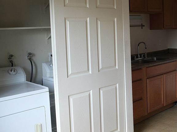 Laundry and kitchen
