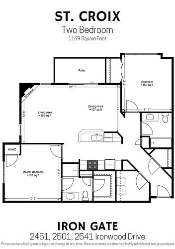 Floor plan St Croix