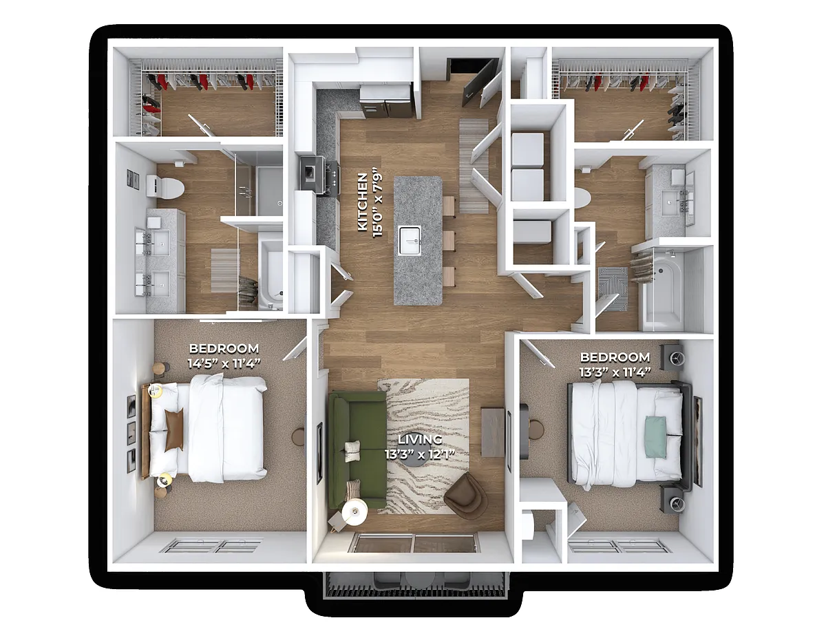 Floor plan B1
