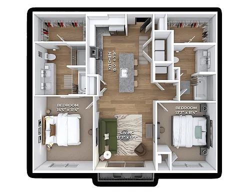 Floor plan B1