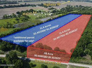 Seven Arpents Rd, Arnaudville, LA 70512