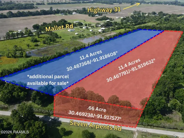 Seven Arpents Rd, Arnaudville, LA 70512