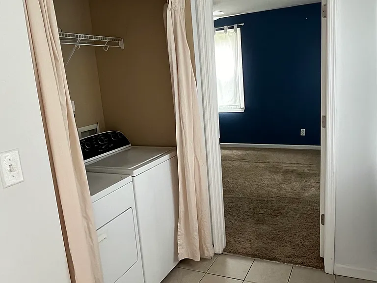 In home washer & dryer with storage