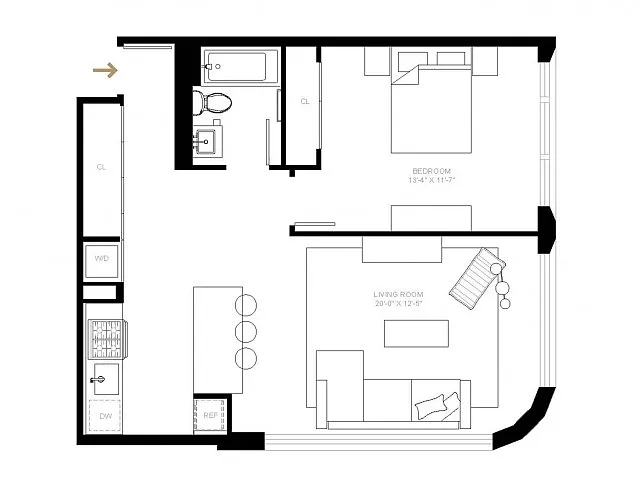 Floor plan A25-R