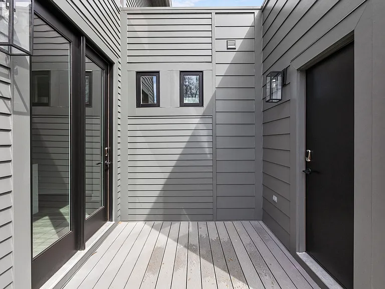 Walkway from back door to garage