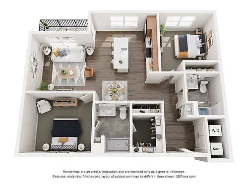 Floor plan The Mesa