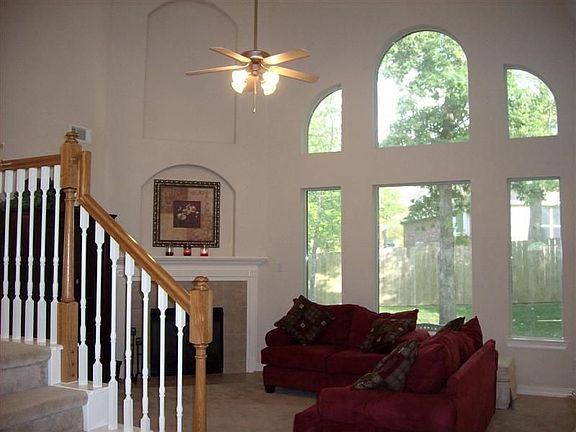 Wall of windows in the Living Room