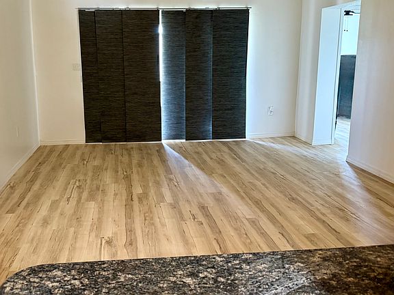 view of living room from kitchen