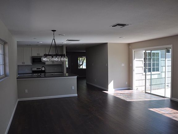 family room/dining/kitchen