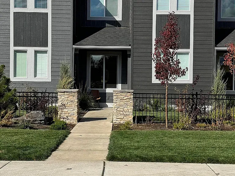 The front of the Condo