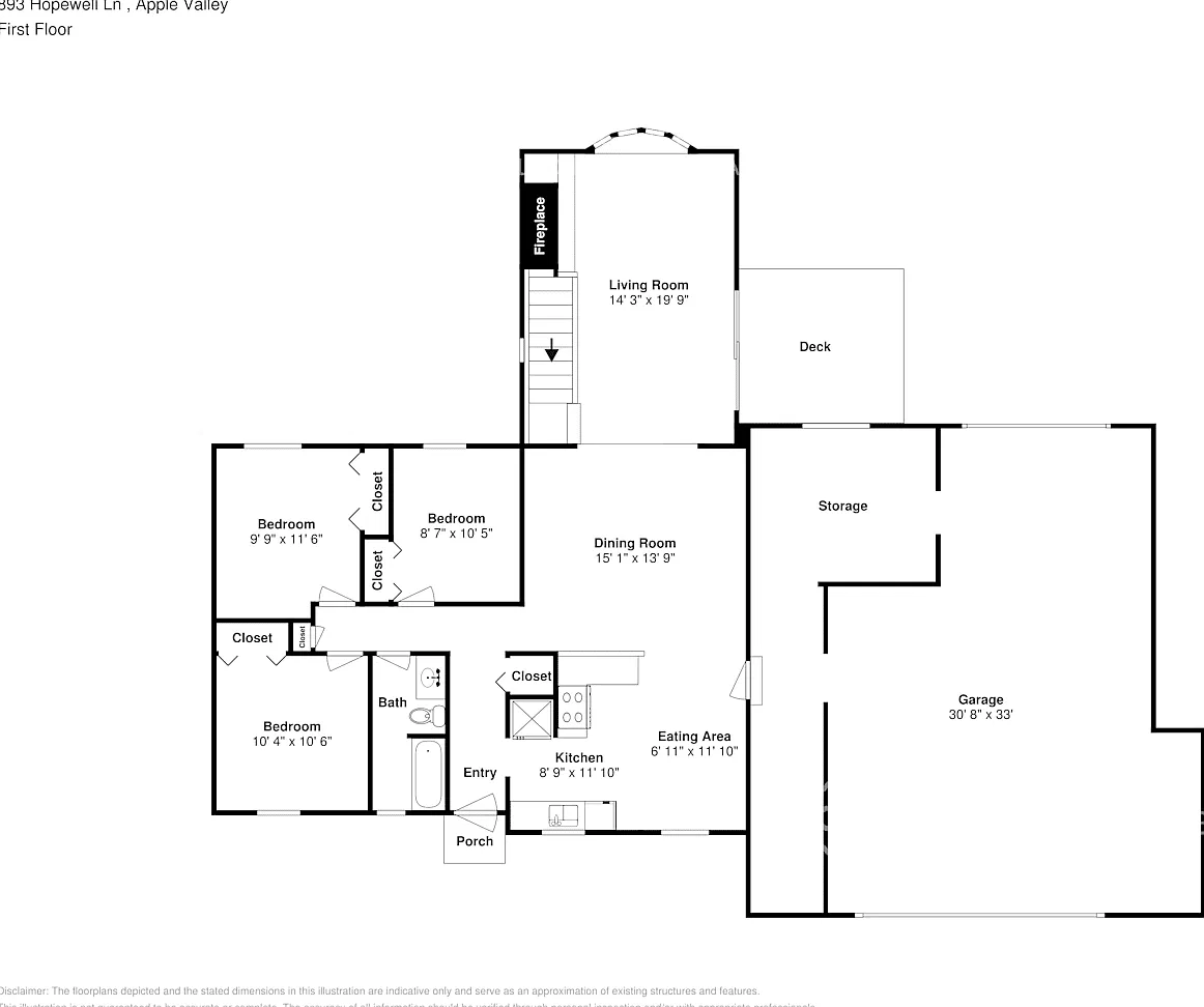 893 Hopewell Ln Apple Valley, MN 55124 — Photo 3