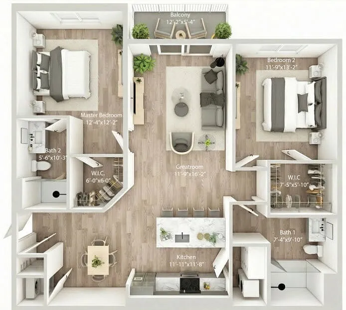 Floor plan B2