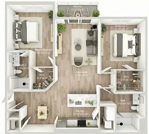 Floor plan B2
