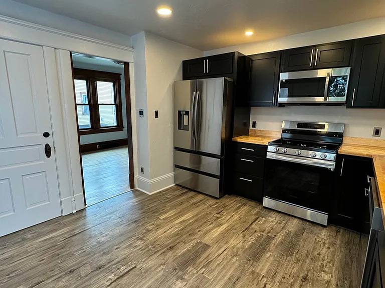Kitchen with appliances.