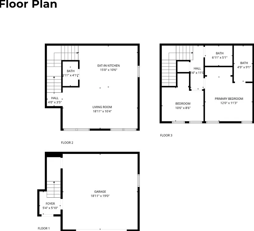 2 bed, 2.5 bath, 1365 sqft, $1,895 — Photo 2