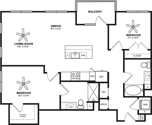 Floor plan B15