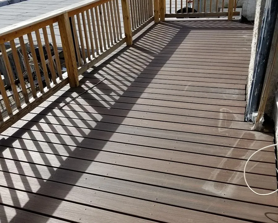 Huge deck