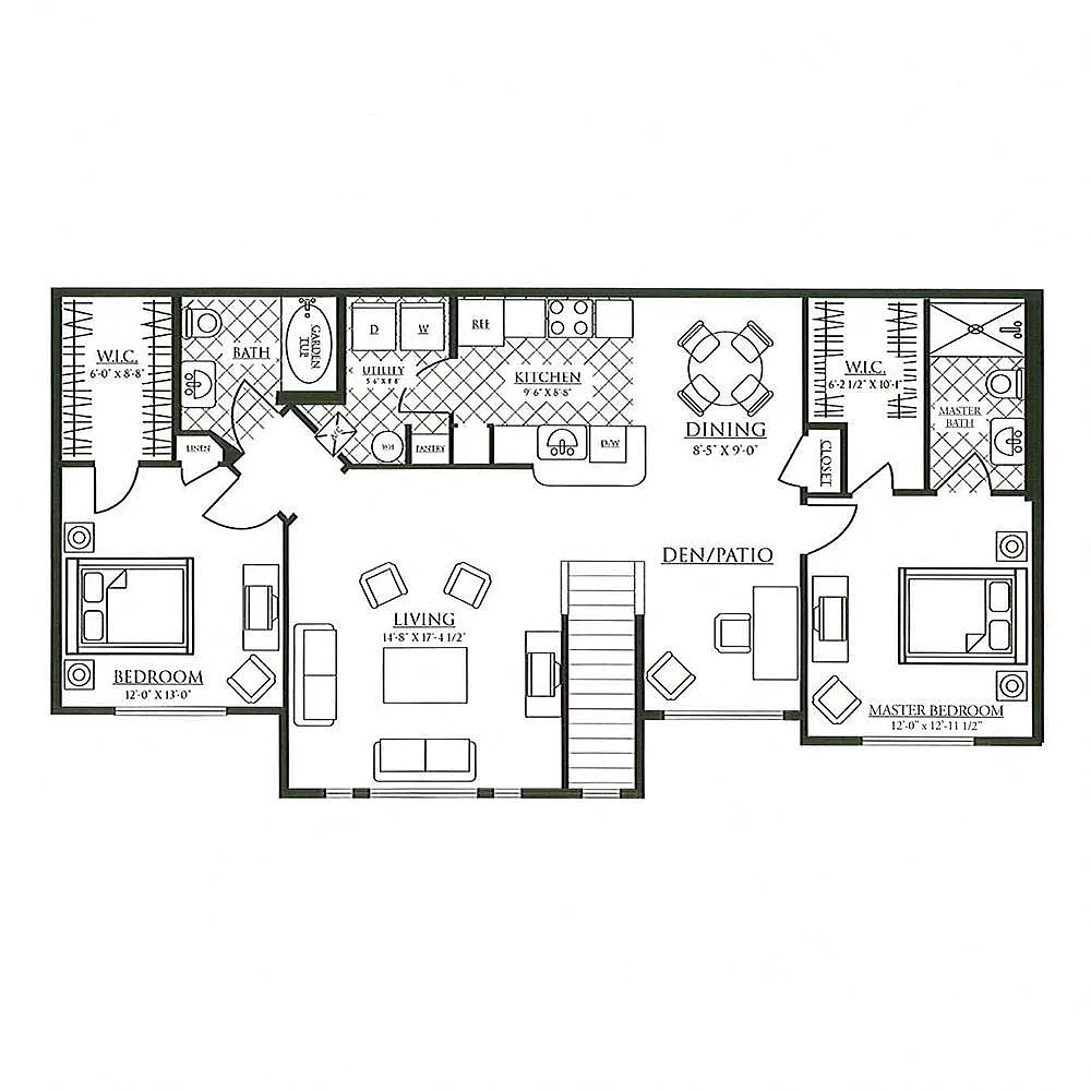 Floor plan Denver (C2.2)