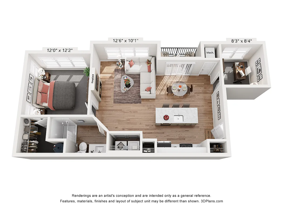 Floor plan Fox Den