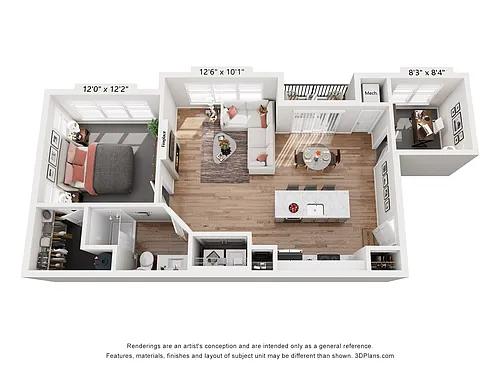 Floor plan Fox Den