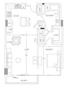 #1806 (A11A 922 Sqft)
