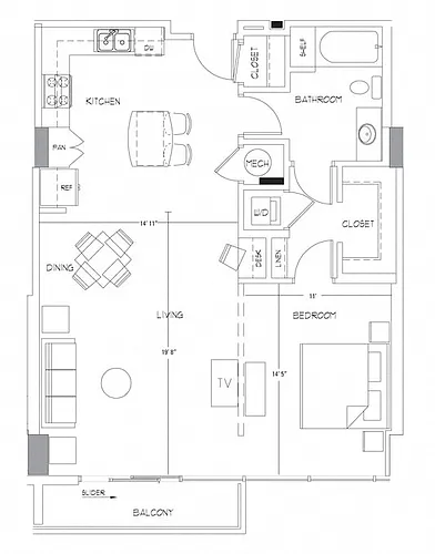 Floor plan A11A