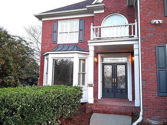 Front door and bay window