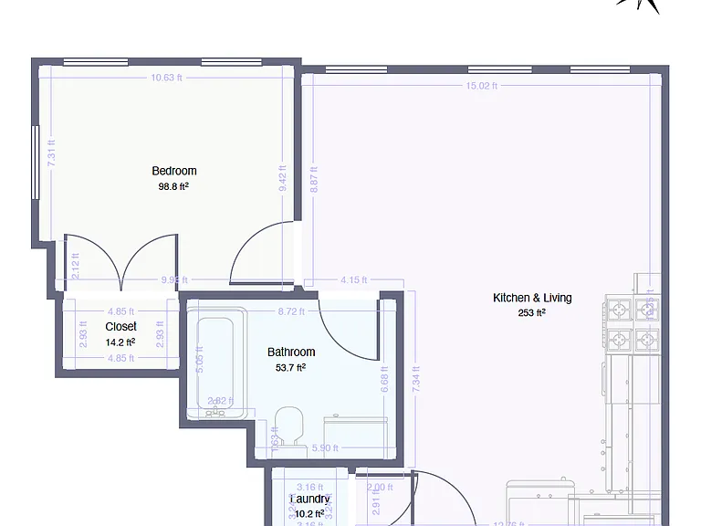 $1,400/month
