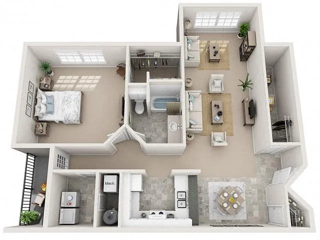 Floor plan The Scarlet