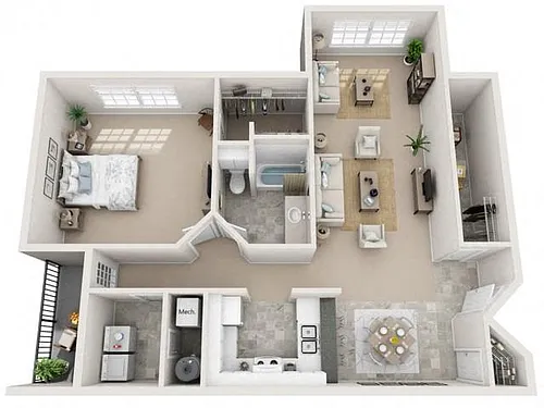 Floor plan The Scarlet