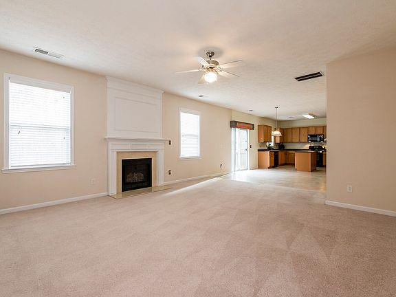 Open Family Room to Kitchen