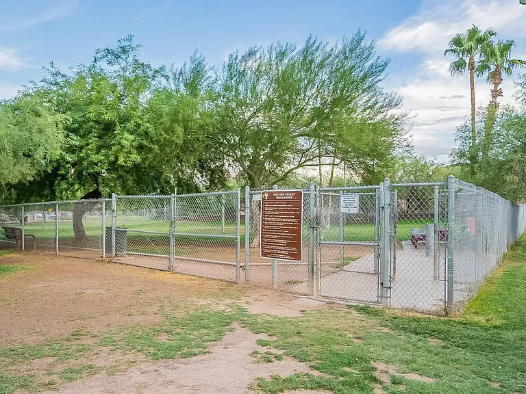 Fenced dog park for your pup