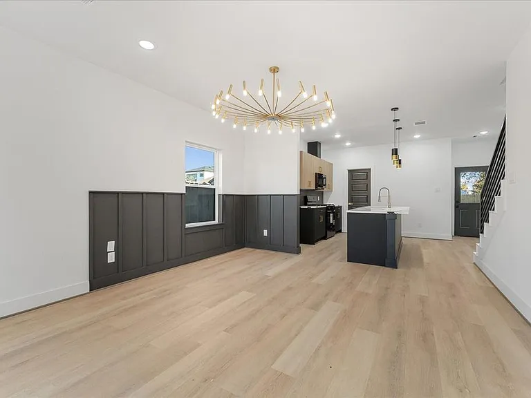 Open concept living/dining/kitchen
