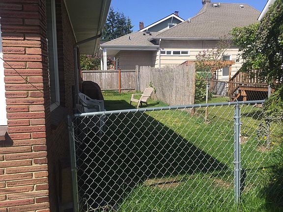 Fenced yard