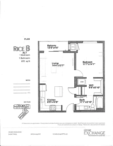Floor plan Rice B Alt