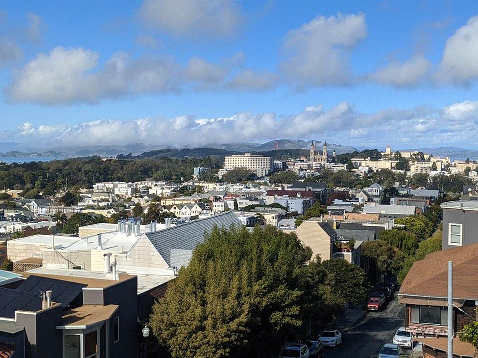 Rooftop view from the apartment building at 1040 Ashbury St, San Francisco, CA 94117, USA