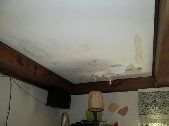 Roof leak in dining room