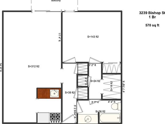 2nd image of 3239 Bishop St