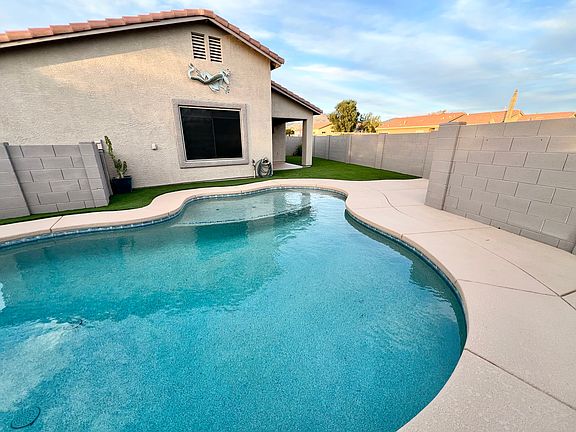 Solar heated pool. Professional weekly maintenance included.